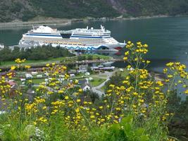 de fjorden van Noorwegen foto