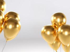 gouden ballonnen feestelijk backdrop foto