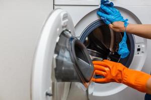 wasserschaden het wassen wasmachine schoonmaak foto