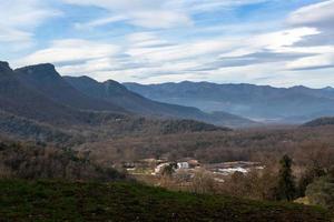 landschappen van garrotxa nationaal park van Pyreneeën foto