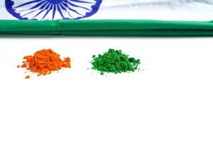 concept voor Indisch onafhankelijkheid dag en republiek dag foto