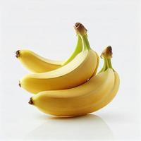 bananen fruit geïsoleerd Aan wit achtergrond. foto