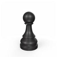 schaak voorwerp geïsoleerd Aan achtergrond foto