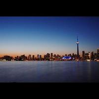 Toronto horizon avond foto