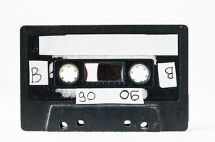 geïsoleerd cassette plakband foto
