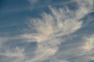 lucht met wolken detailopname visie foto