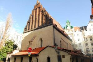 oud nieuw synagoge in Praag foto