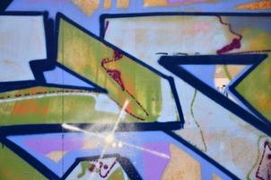 achtergrond beeld met elementen van graffiti patroon. straat kunst concept foto