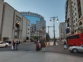 medina, saudi Arabië, dec 2022 - een mooi dag tijd visie van de wegen en gebouwen van medina, saudi Arabië. foto