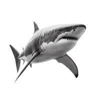 woest Super goed wit haai met knipsel pad foto