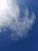 blauw lucht met gezwollen wolken achtergrond. natuurlijk achtergrond foto