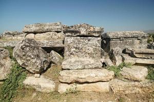 graven Bij hierapolis oude stad, pamukkale, denizli, turkiye foto