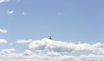 afbeelding van een vliegend condor genomen in Patagonië in oktober 2017 foto