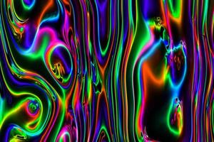 abstract neon lijnen achtergrond, abstract gestreept neon kleuren textuur, abstract vloeistof golvend achtergrond foto