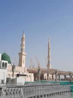 mooi dag visie van masjid al nabawi, medina, saudi Arabië. foto