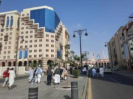 medina, saudi Arabië, dec 2022 - een mooi dag tijd visie van de wegen en gebouwen van medina, saudi Arabië. foto