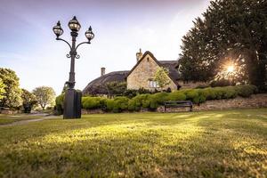 oud cotswolds stad- van chippen kampen, Engeland. foto