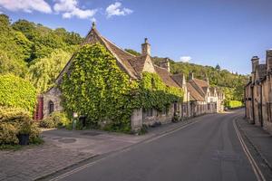 oud cotswolds stad- van kasteel kammen, Engeland. foto