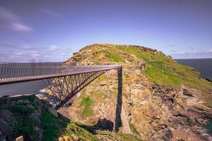 de legendarisch oude stad- van tintagel in cornwall, Engeland. foto