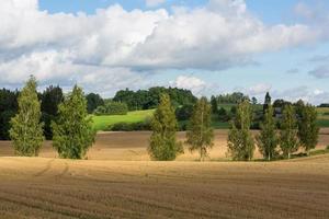 Lets zomer landschappen met wolken foto