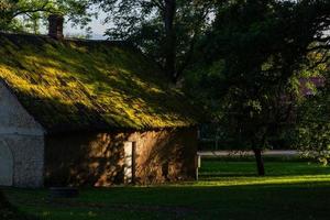 oud land huizen foto