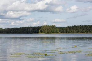 Lets meer landschappen in zomer foto