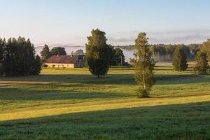 landschappen van Letland in zomer foto