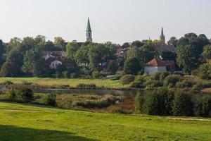 kuldiga stad en ventas waterval foto