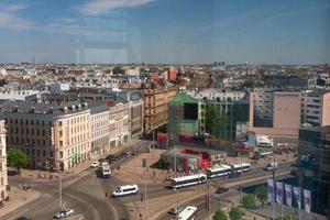 Riga van bovenstaand in de zomer foto