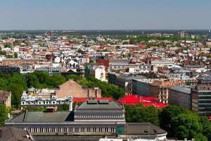 Riga van bovenstaand in de zomer foto