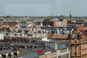 Riga van bovenstaand in de zomer foto