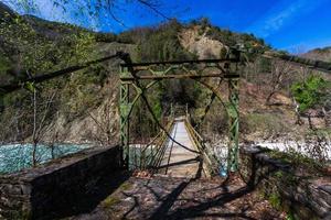 landschappen van tzoumerka natuurlijk park foto