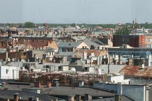 Riga van bovenstaand in de zomer foto