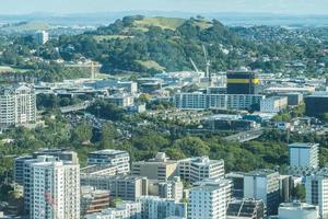 mt.eden de iconisch toerist attractie plaats in Auckland visie van Auckland lucht toren, nieuw Zeeland. foto