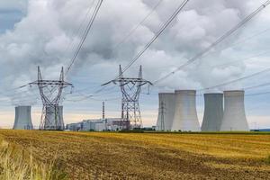 nucleair macht station dukovany, vysocina regio, Tsjechisch republiek, Europa. foto