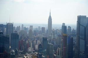 nieuw york stad Manhattan helikopter tour antenne stadsgezicht foto