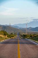 baja Californië woestijn eindeloos weg landschap visie foto