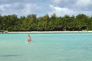 Polynesië grote Oceaan lagune kristal wateren foto