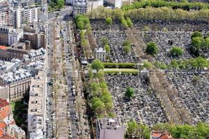 Parijs gebouw stad visie antenne landschap van montparnasse foto