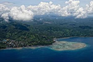 Indonesië sulawesi manado Oppervlakte antenne visie foto