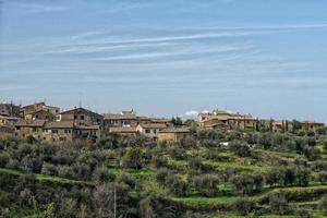 Toscane heuvels landschap foto