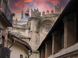 toledo kathedraal kerk middeleeuws oud dorp, Spanje foto