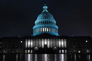 dc Capitol Bij nacht in Washington Verenigde Staten van Amerika foto