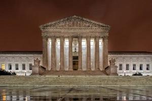 opperste rechtbank dc Washington Bij nacht foto