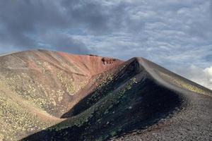 Etna vulkaan caldera landschap foto