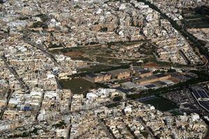 Malta antenne landschap van vliegtuig foto