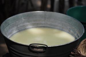 hand- gemaakt vers kaas foto