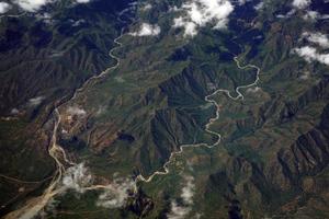 baja Californië sur Sierra antenne visie foto