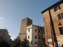 Rome monti wijk gebouwen visie foto