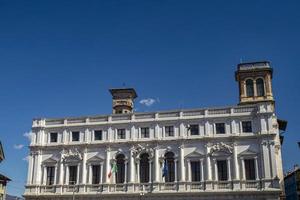 Bergamo piazza maggiore plaats visie foto